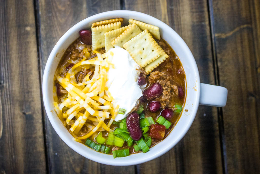 Classic Chili with Beans - Sweet Beginnings Blog