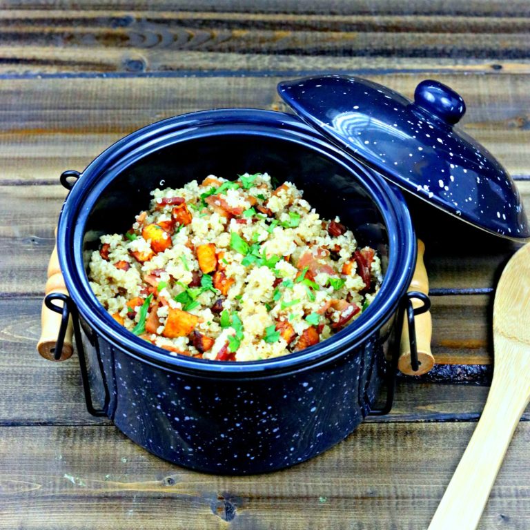 Sweet Potato and Bacon Quinoa Sweet Beginnings Blog