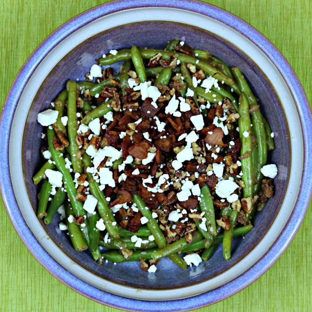 Dijon Maple Green Beans with Caramelized Pecans Sweet Beginnings Blog