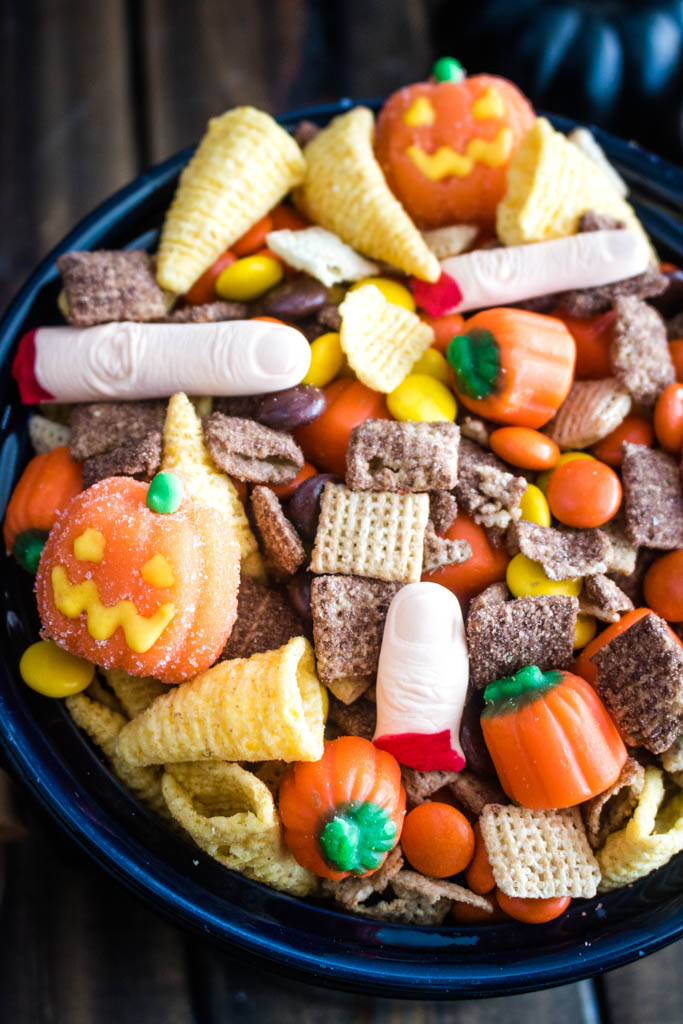 Halloween Hash Snack Mix Sweet Beginnings Blog