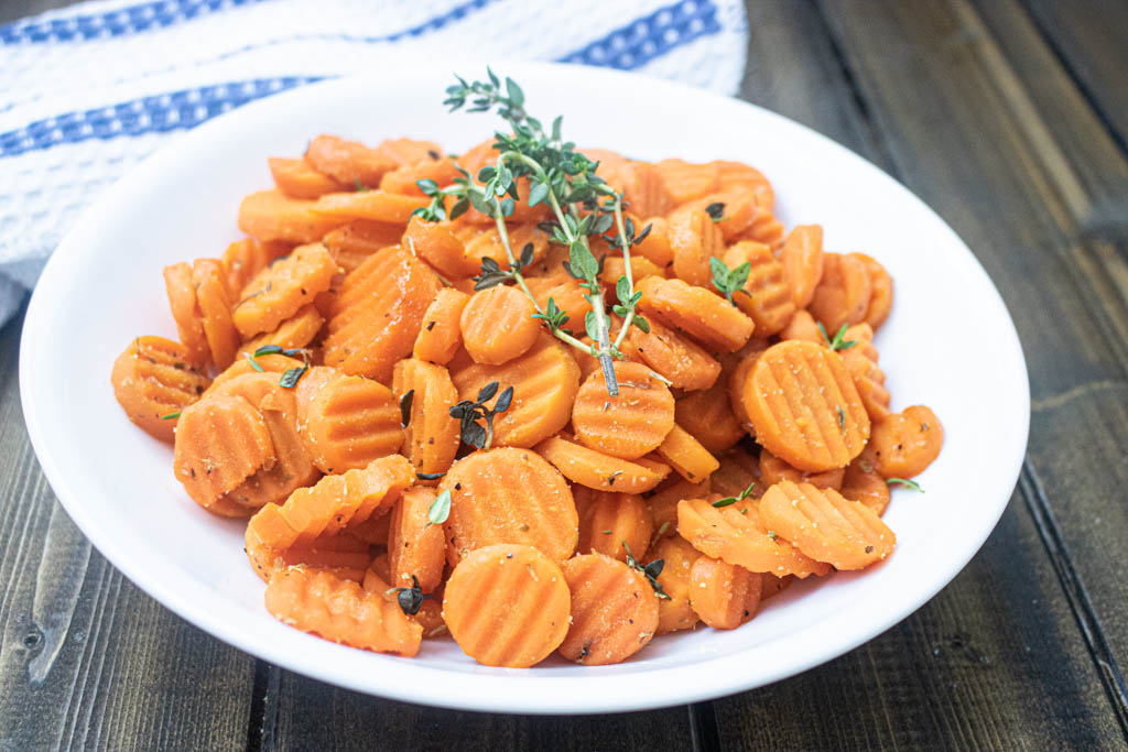 Honey Roasted Carrots with Thyme Sweet Beginnings Blog