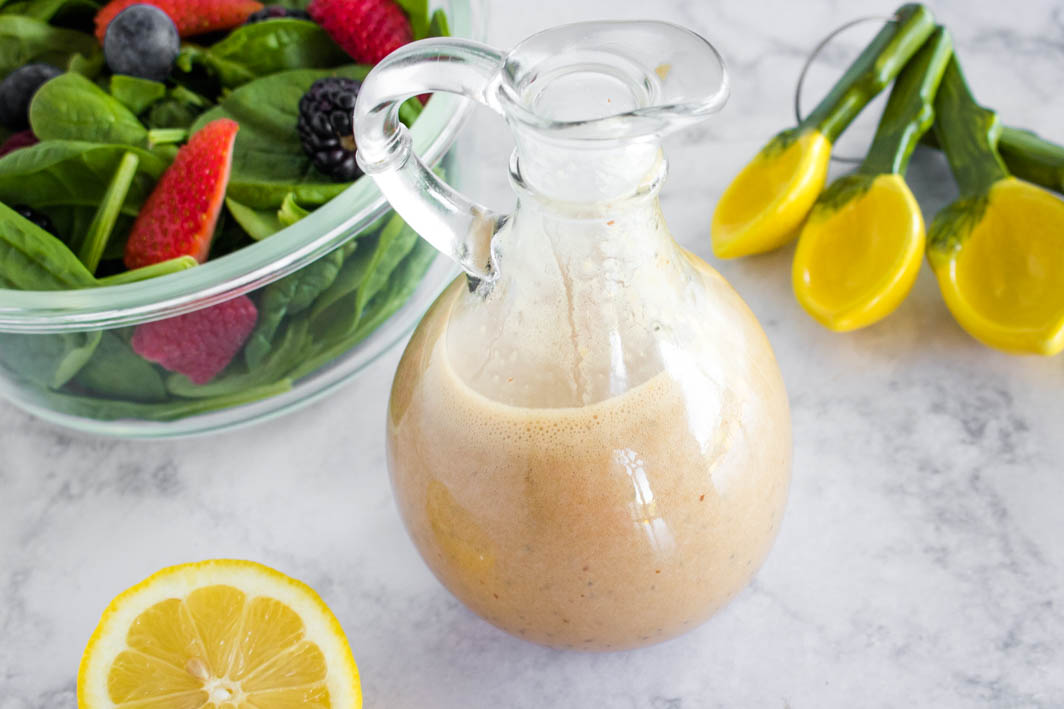 Balsamic Lemon Poppyseed Vinaigrette