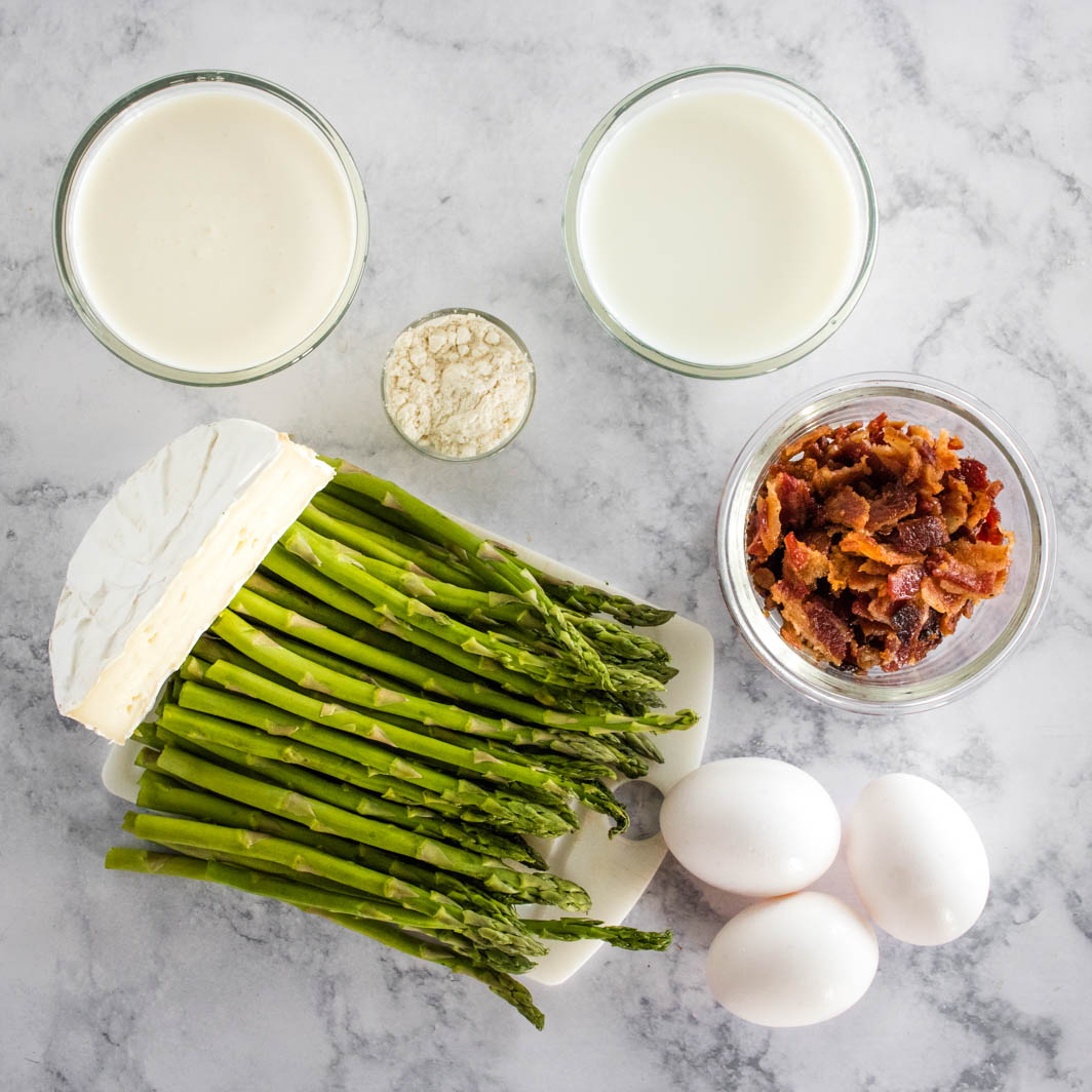 Bacon, Brie & Asparagus Quiche Sweet Beginnings Blog