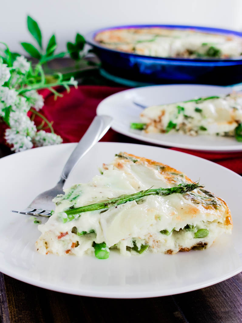 Bacon, Brie & Asparagus Quiche Sweet Beginnings Blog