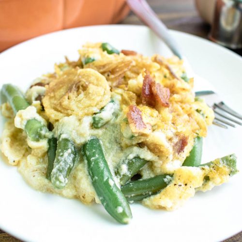 Loaded Green Bean Casserole Sweet Beginnings Blog