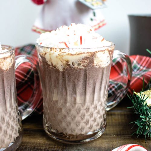 Peppermint Hot Chocolate - Sweet Beginnings Blog