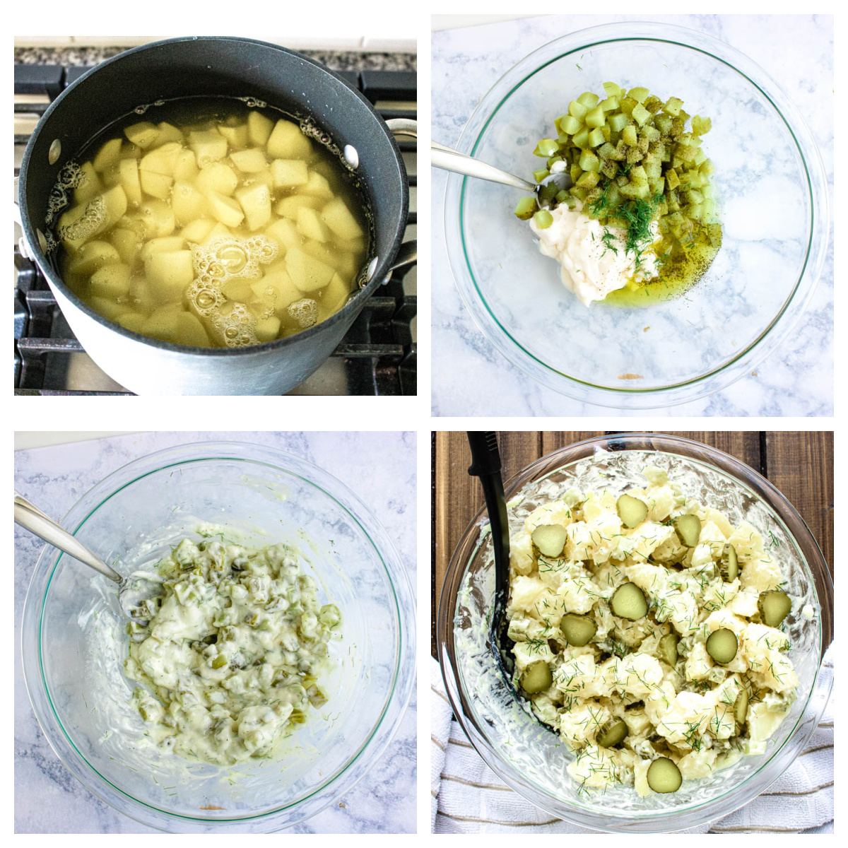 Dill Pickle Potato Salad Sweet Beginnings Blog
